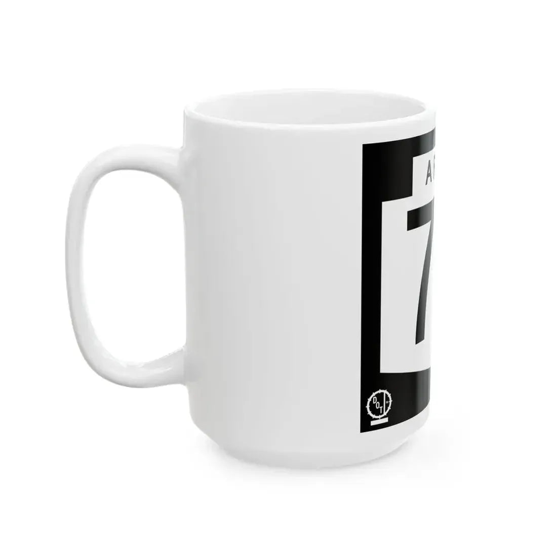 Arizona 72 1978 (Arizona) (Road Sign) White Coffee Mug - Go Mug Yourself