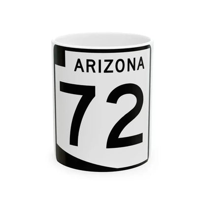 Arizona 72 (Arizona) (Road Sign) White Coffee Mug 11oz - Go Mug Yourself