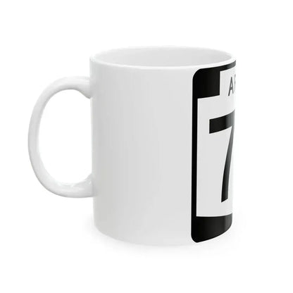 Arizona 72 (Arizona) (Road Sign) White Coffee Mug - Go Mug Yourself