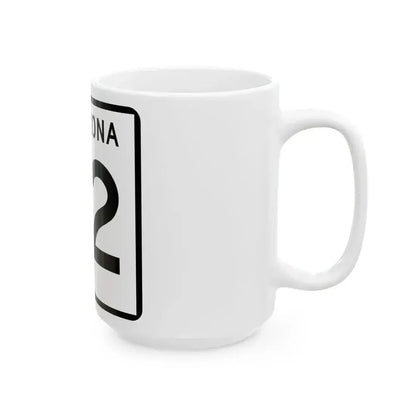 Arizona 72 (Arizona) (Road Sign) White Coffee Mug - Go Mug Yourself