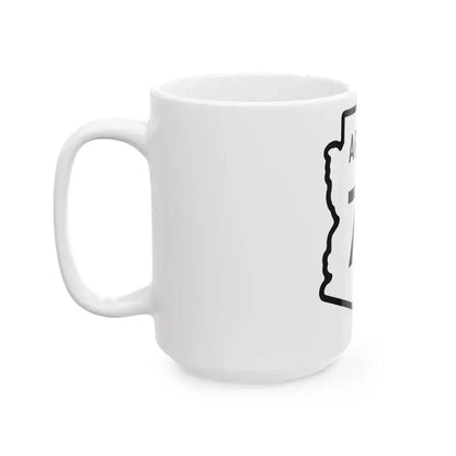 Arizona 73 1941 (Arizona) (Road Sign) White Coffee Mug - Go Mug Yourself