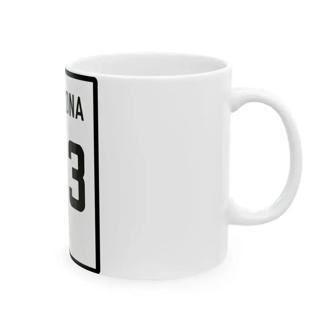 Arizona 73 1941 (Arizona) (Road Sign) White Coffee Mug - Go Mug Yourself