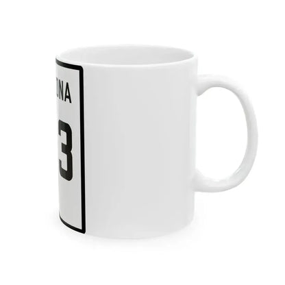 Arizona 73 1941 (Arizona) (Road Sign) White Coffee Mug - Go Mug Yourself