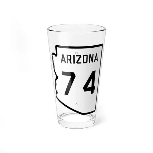 Arizona 74 1941 (Arizona) (Road Sign) Pint Glass 16oz 16oz - Go Mug Yourself