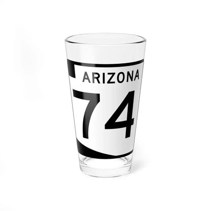 Arizona 74 (Arizona) (Road Sign) Pint Glass 16oz 16oz - Go Mug Yourself