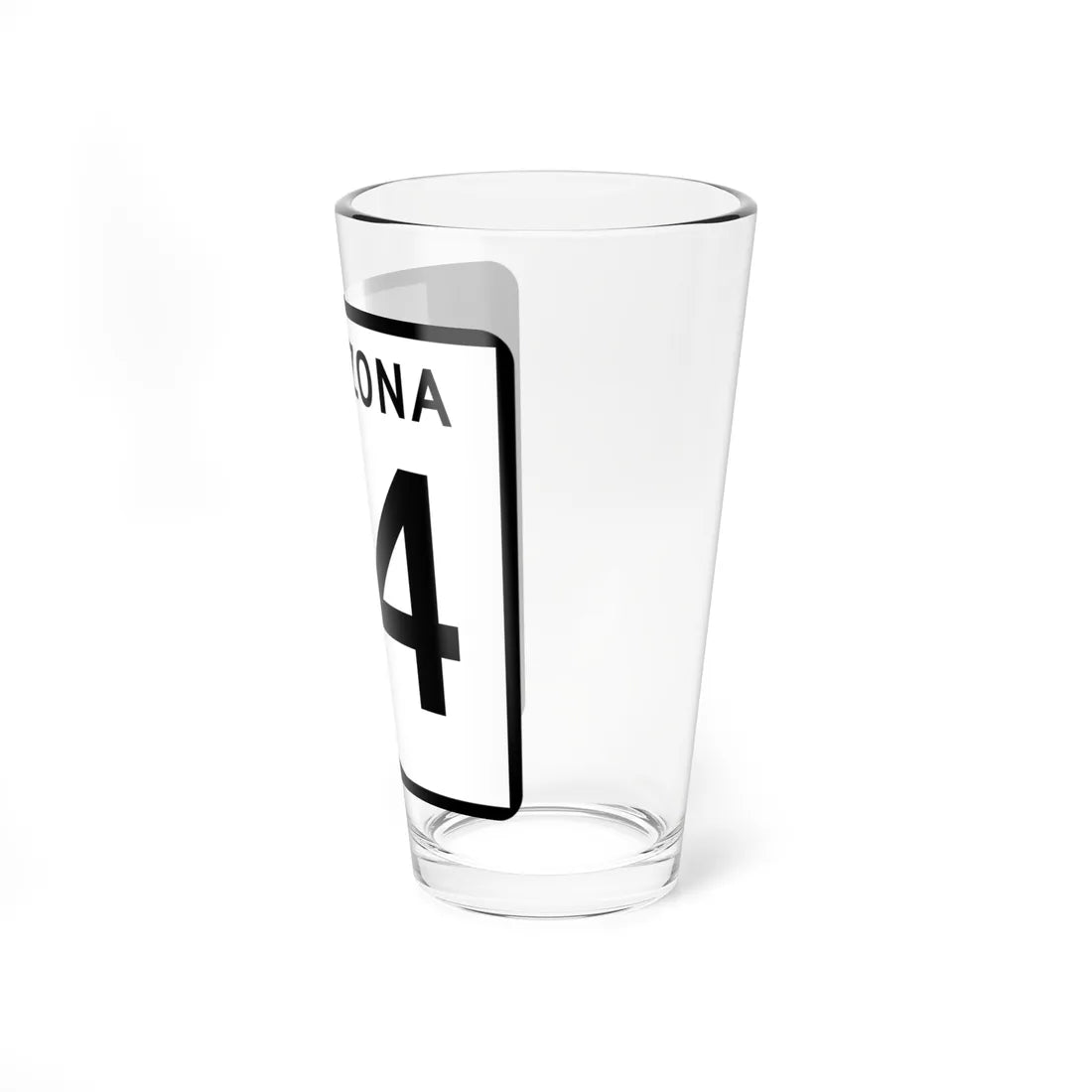 Arizona 74 (Arizona) (Road Sign) Pint Glss 16oz - Go Mug Yourself