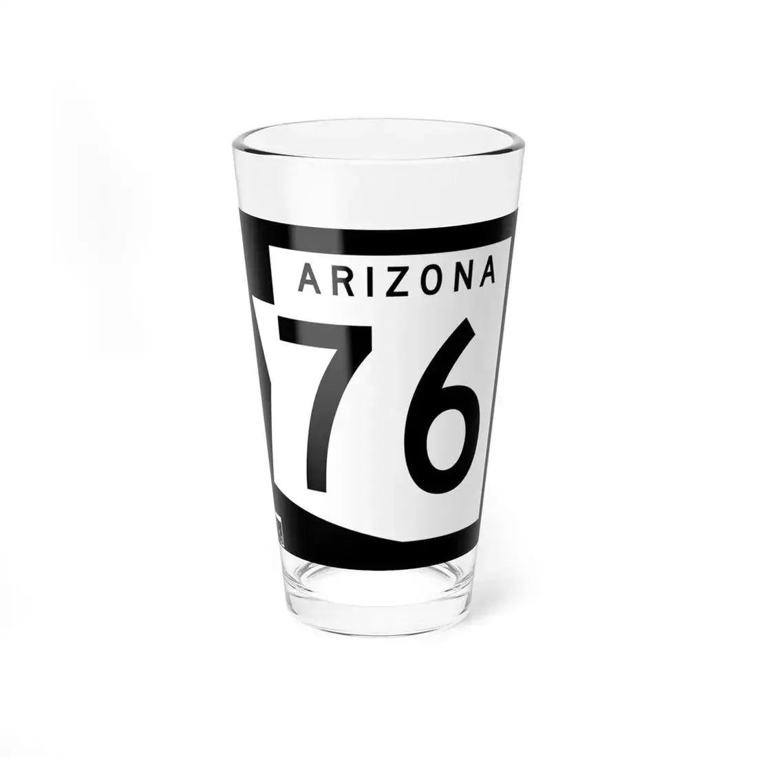 Arizona 76 1973 (Arizona) (Road Sign) Pint Glass 16oz 16oz - Go Mug Yourself