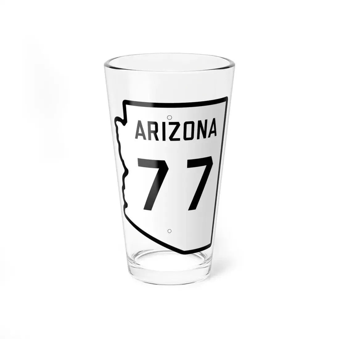 Arizona 77 1941 (Arizona) (Road Sign) Pint Glss 16oz 16oz - Go Mug Yourself