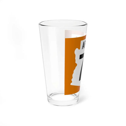 Arizona 77 1960 north (Arizona) (Road Sign) Pint Glass 16oz - Go Mug Yourself