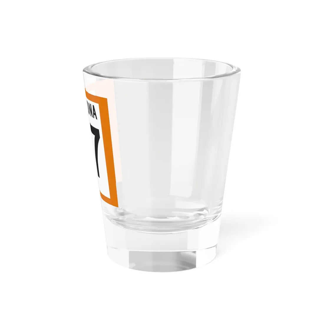 Arizona 77 1960 north (Arizona) (Road Sign) Shot Glass 1.5oz - Go Mug Yourself
