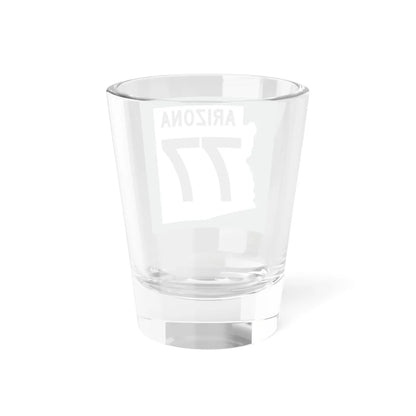 Arizona 77 1960 south (Arizona) (Road Sign) Shot Glass 1.5oz - Go Mug Yourself