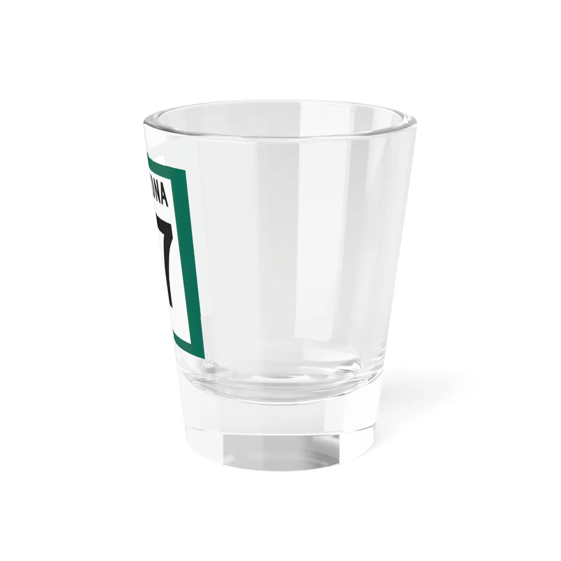 Arizona 77 1960 south (Arizona) (Road Sign) Shot Glass 1.5oz - Go Mug Yourself