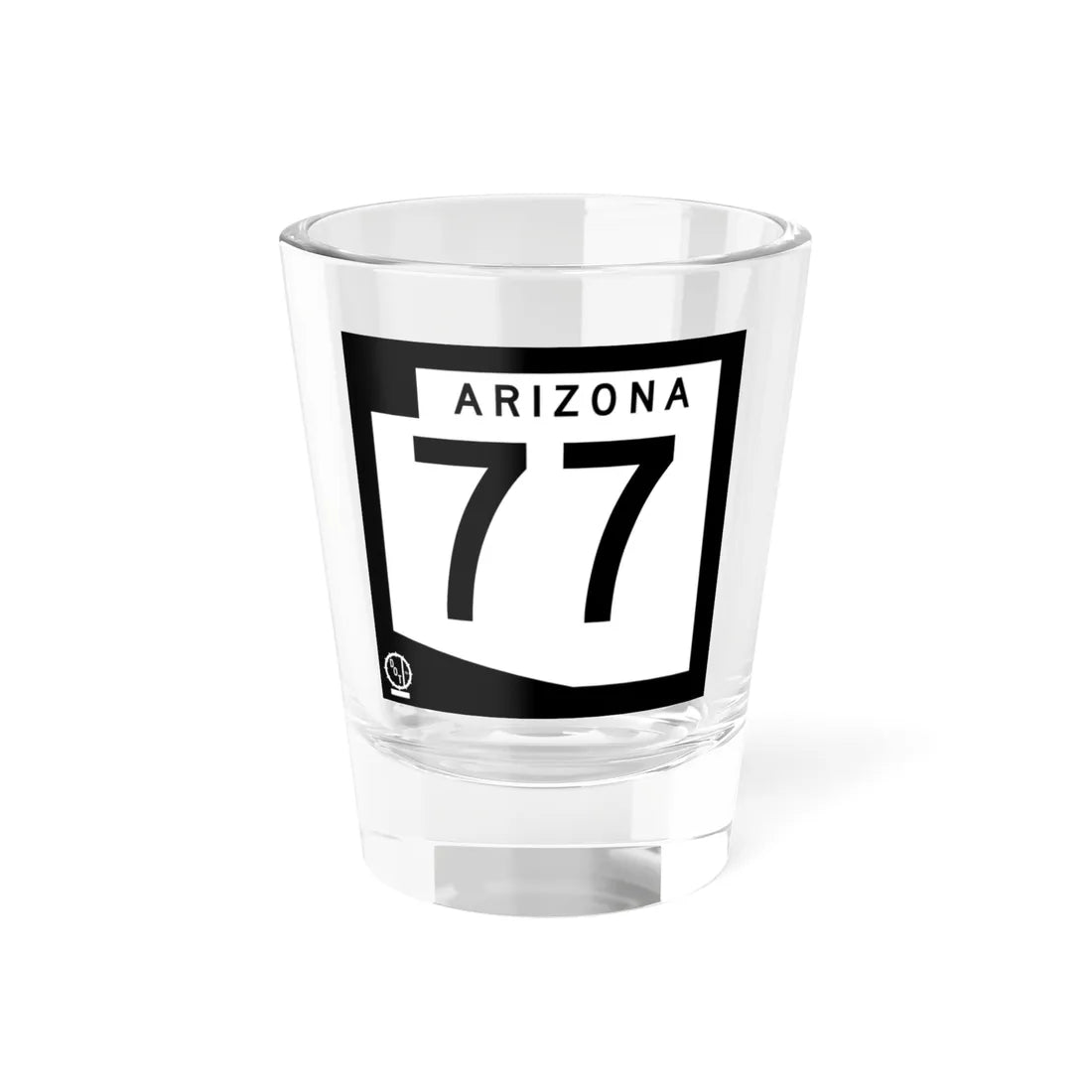 Arizona 77 1978 (Arizona) (Road Sign) Shot Glass 1.5oz 1.5oz - Go Mug Yourself