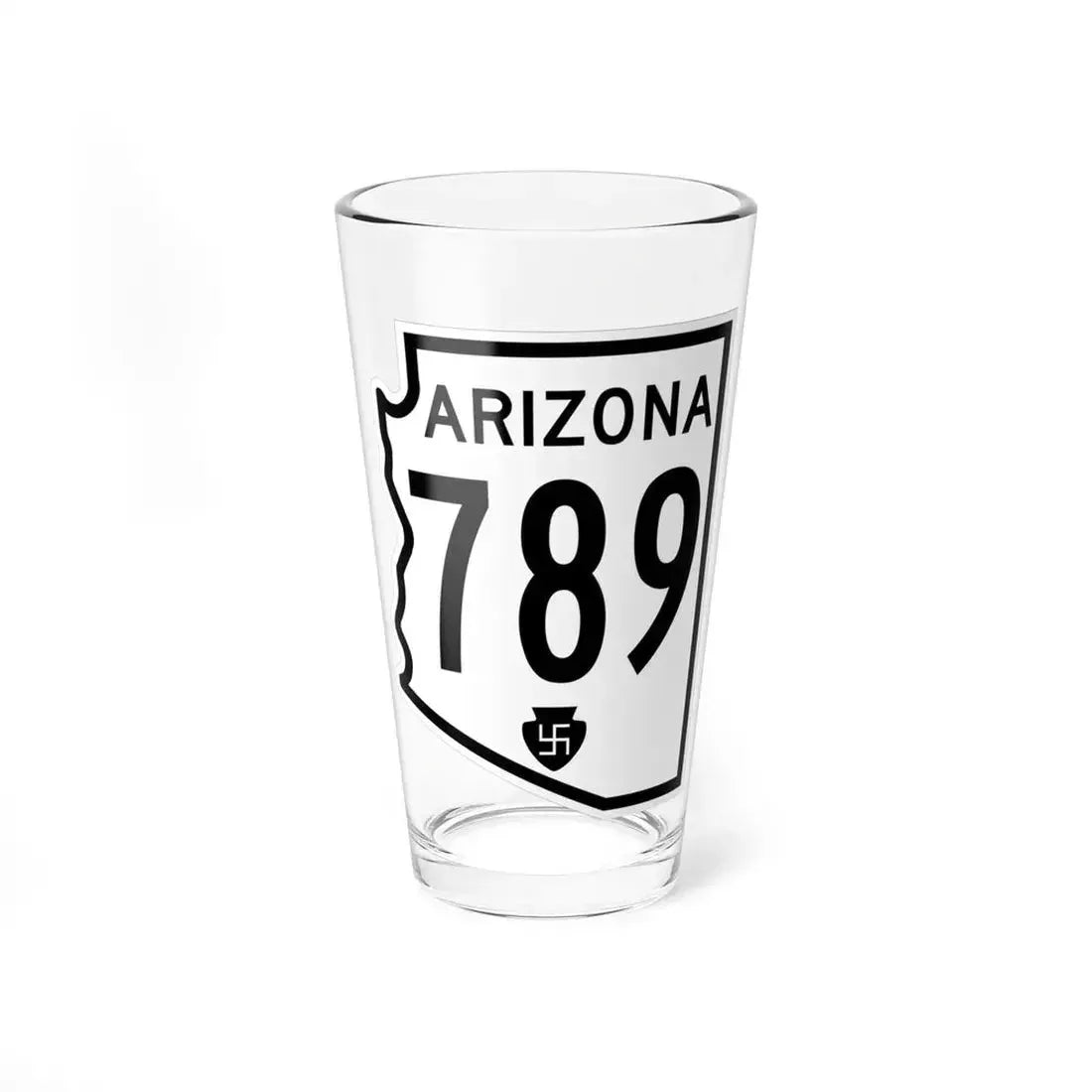 Arizona 789 1956 (Arizona) (Road Sign) Pint Glass 16oz 16oz - Go Mug Yourself