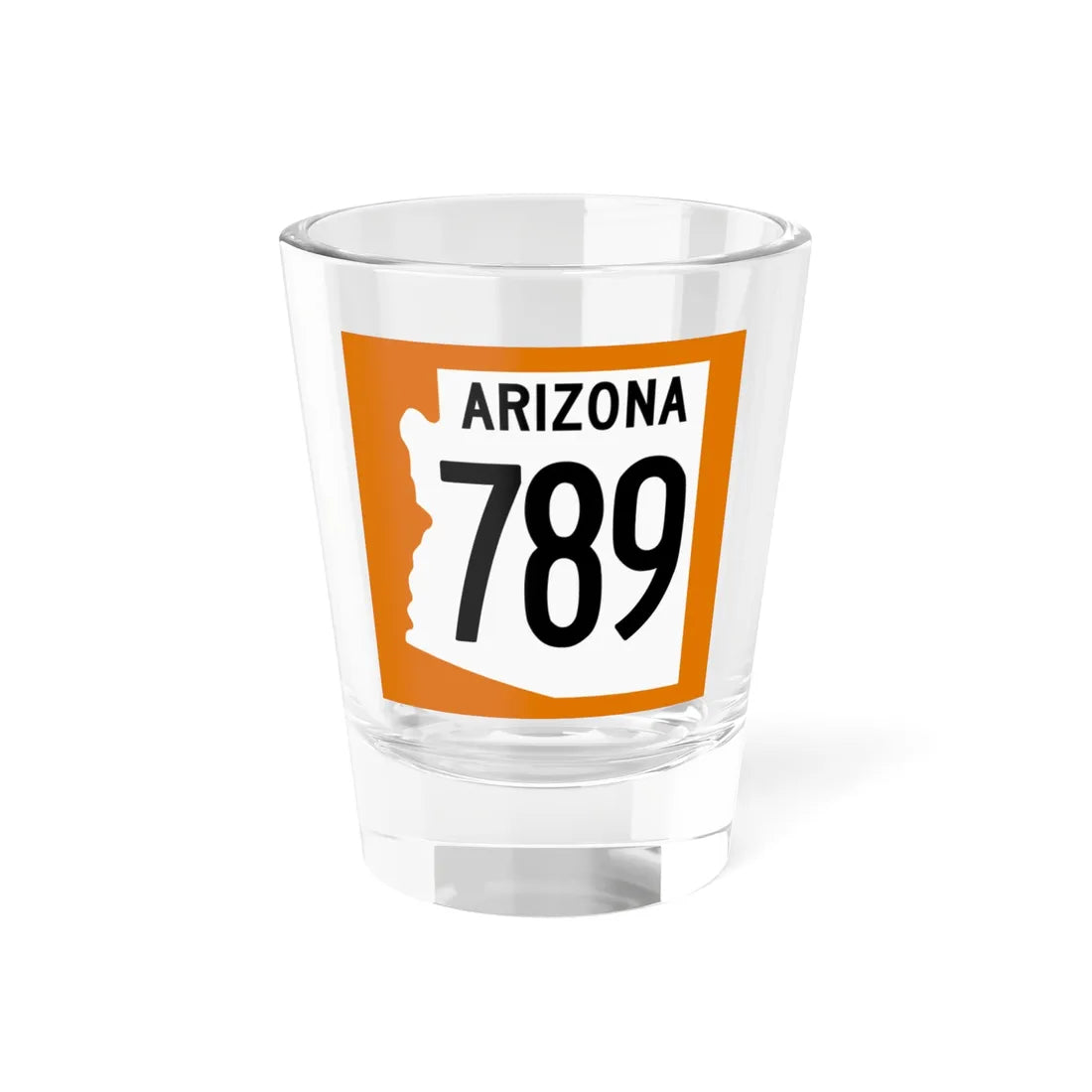 Arizona 789 1960 north (Arizona) (Road Sign) Shot Glass 1.5oz 1.5oz - Go Mug Yourself