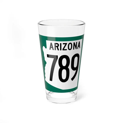 Arizona 789 1960 south (Arizona) (Road Sign) Pint Glass 16oz 16oz - Go Mug Yourself