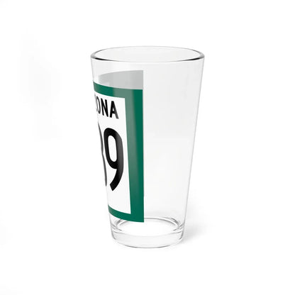 Arizona 789 1960 south (Arizona) (Road Sign) Pint Glass 16oz - Go Mug Yourself