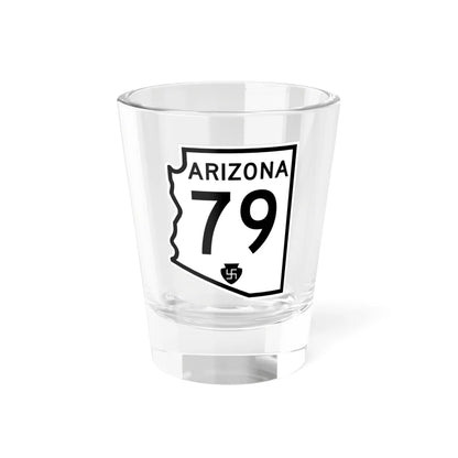 Arizona 79 1956 (Arizona) (Road Sign) Shot Glass 1.5oz 1.5oz - Go Mug Yourself
