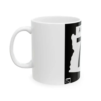 Arizona 79 1963 (Arizona) (Road Sign) White Coffee Mug - Go Mug Yourself