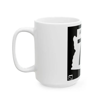 Arizona 79 1963 (Arizona) (Road Sign) White Coffee Mug - Go Mug Yourself