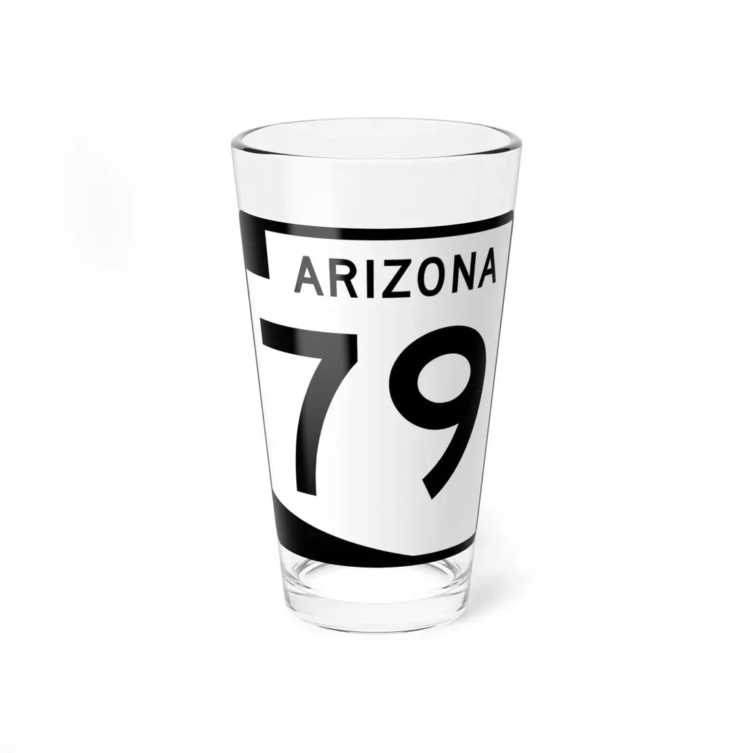 Arizona 79 (Arizona) (Road Sign) Pint Glass 16oz 16oz - Go Mug Yourself