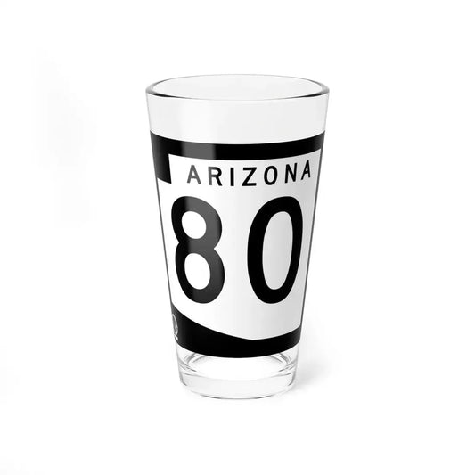 Arizona 80 1978 (Arizona) (Road Sign) Pint Glass 16oz 16oz - Go Mug Yourself