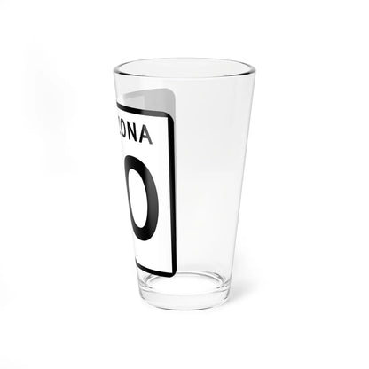 Arizona 80 (Arizona) (Road Sign) Pint Glss 16oz - Go Mug Yourself