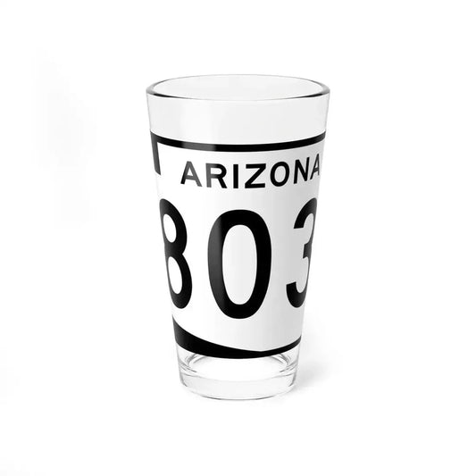 Arizona 803 (Arizona) (Road Sign) Pint Glass 16oz 16oz - Go Mug Yourself