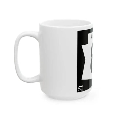 Arizona 81 1973 (Arizona) (Road Sign) White Coffee Mug - Go Mug Yourself