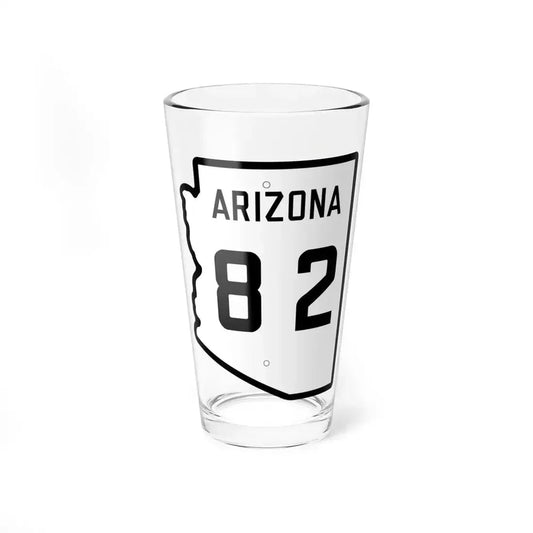 Arizona 82 1941 (Arizona) (Road Sign) Pint Glass 16oz 16oz - Go Mug Yourself