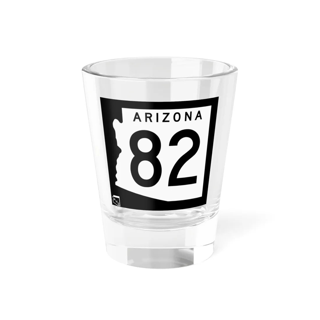 Arizona 82 1963 (Arizona) (Road Sign) Shot Glass 1.5oz 1.5oz - Go Mug Yourself
