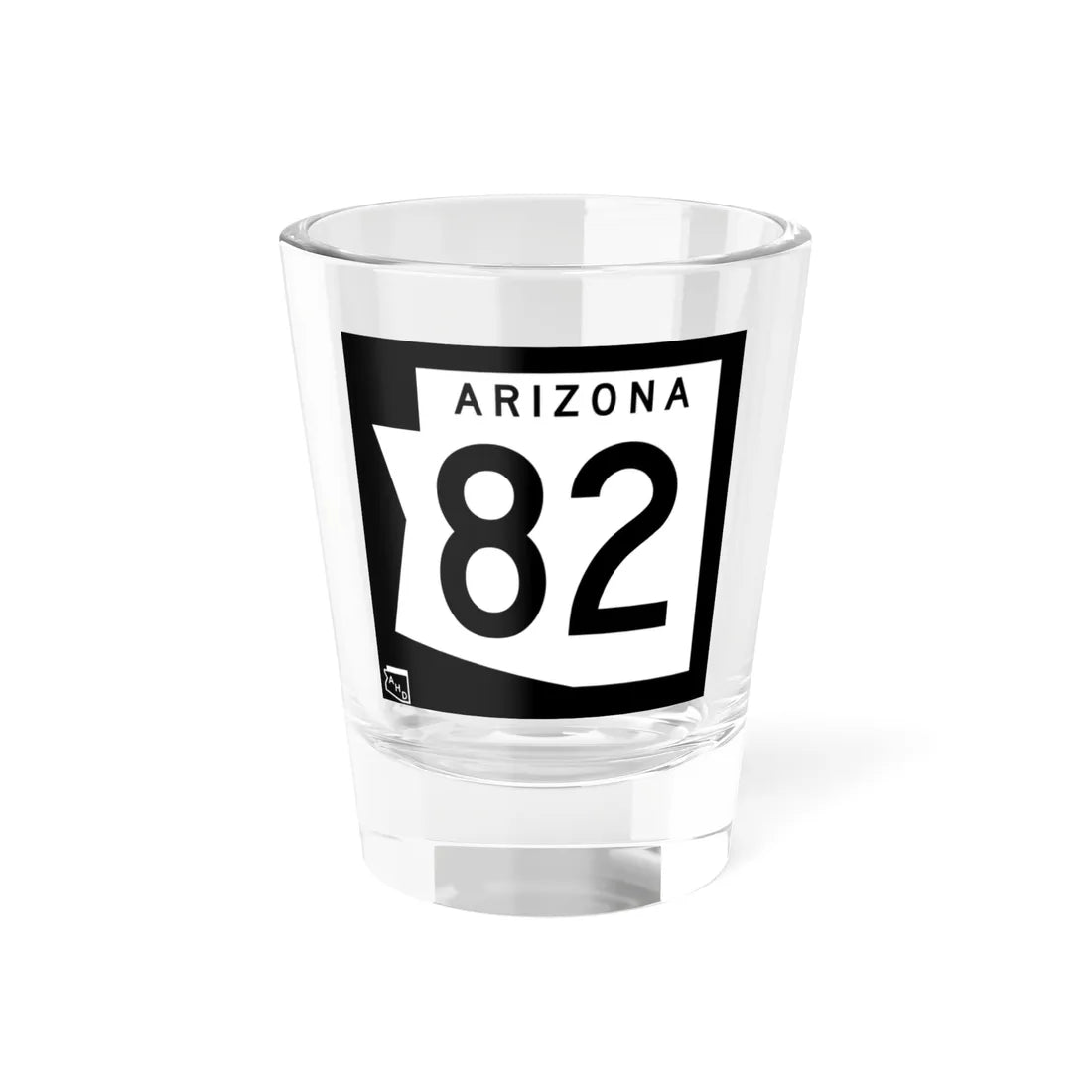 Arizona 82 1973 (Arizona) (Road Sign) Shot Glass 1.5oz 1.5oz - Go Mug Yourself