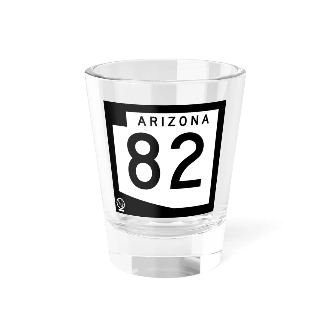Arizona 82 1978 (Arizona) (Road Sign) Shot Glass 1.5oz 1.5oz - Go Mug Yourself