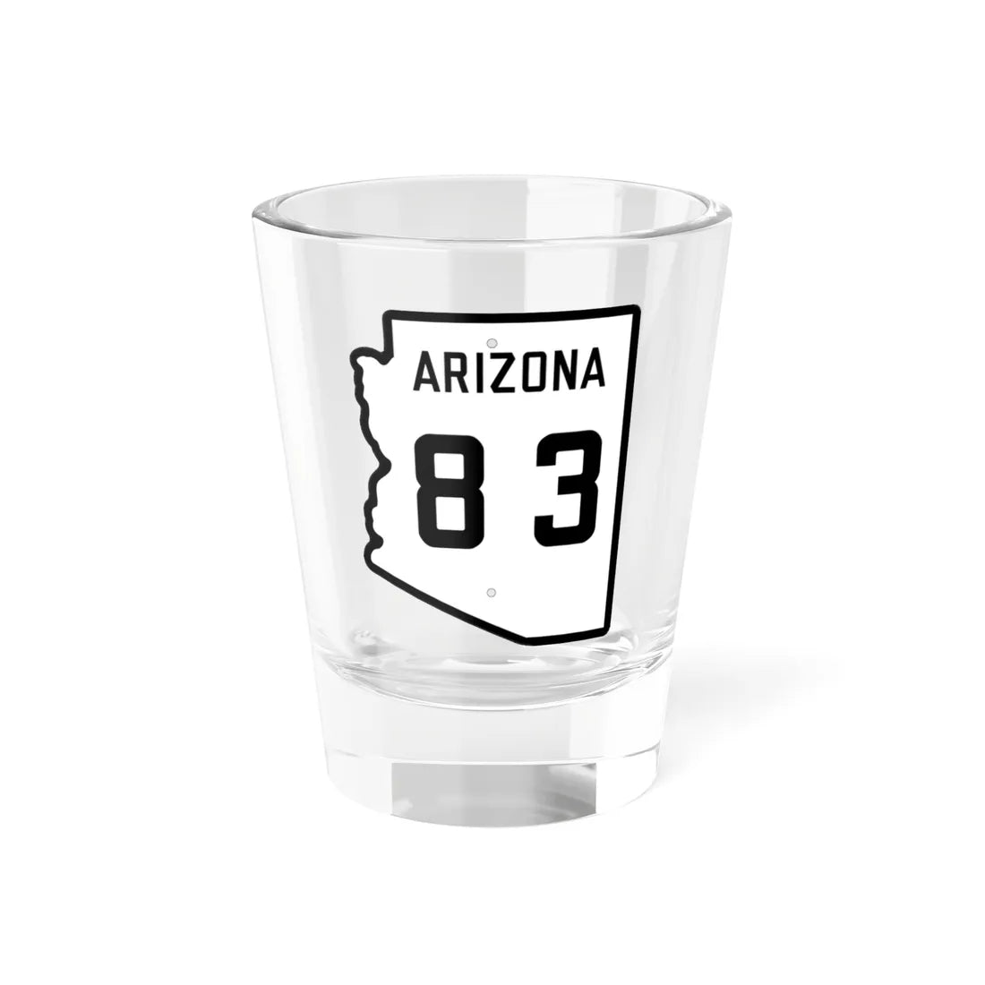 Arizona 83 1941 (Arizona) (Road Sign) Shot Glass 1.5oz 1.5oz - Go Mug Yourself