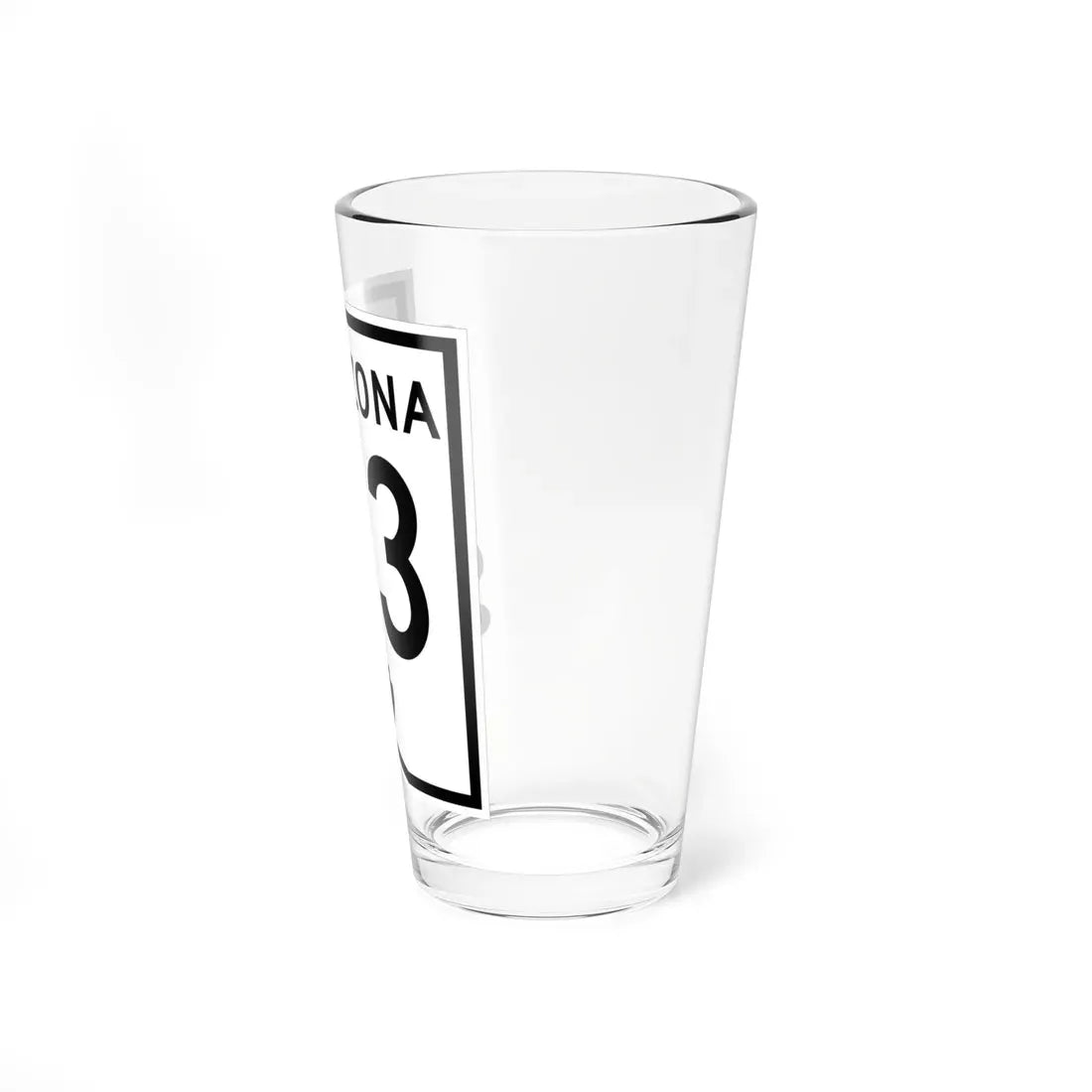 Arizona 83 1956 (Arizona) (Road Sign) Pint Glass 16oz - Go Mug Yourself