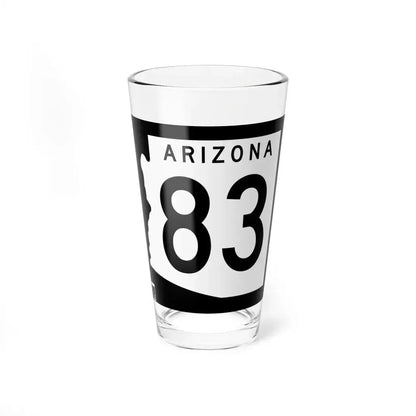 Arizona 83 1963 (Arizona) (Road Sign) Pint Glass 16oz 16oz - Go Mug Yourself