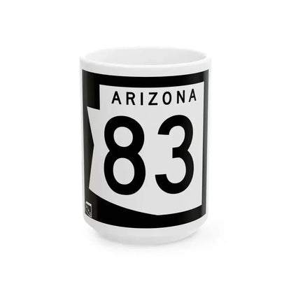 Arizona 83 1973 (Arizona) (Road Sign) White Coffee Mug - Go Mug Yourself