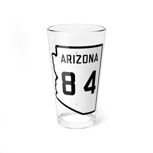 Arizona 84 1941 (Arizona) (Road Sign) Pint Glass 16oz 16oz - Go Mug Yourself
