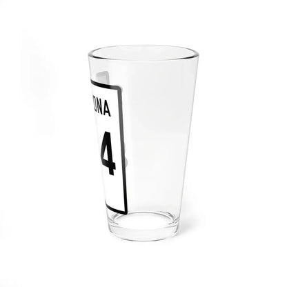 Arizona 84 1941 (Arizona) (Road Sign) Pint Glss 16oz - Go Mug Yourself