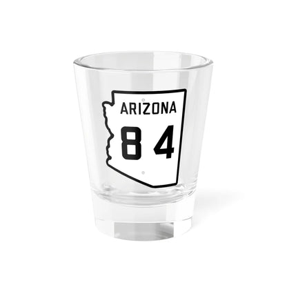 Arizona 84 1941 (Arizona) (Road Sign) Shot Glass 1.5oz 1.5oz - Go Mug Yourself