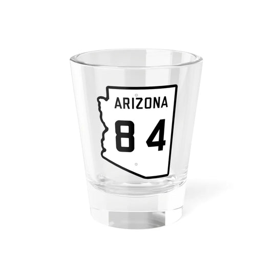 Arizona 84 1941 (Arizona) (Road Sign) Shot Glass 1.5oz 1.5oz - Go Mug Yourself