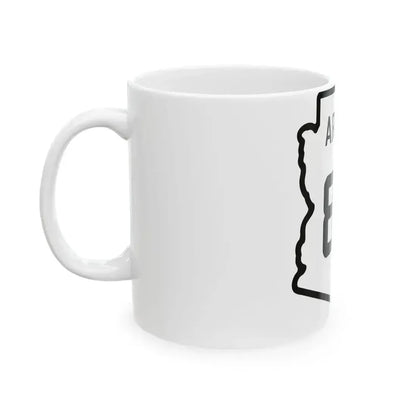 Arizona 84 1941 (Arizona) (Road Sign) White Coffee Mug - Go Mug Yourself