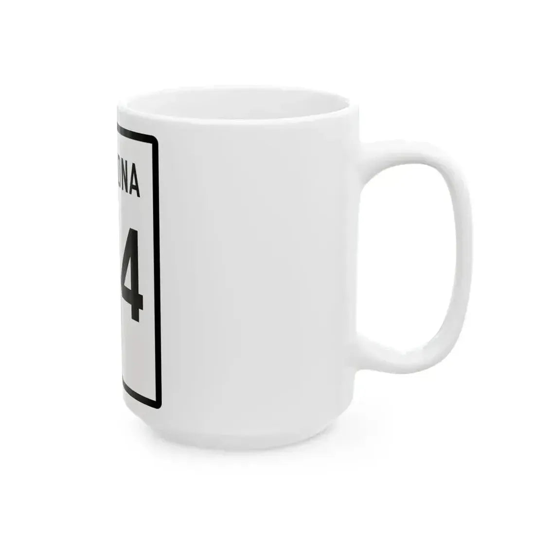 Arizona 84 1941 (Arizona) (Road Sign) White Coffee Mug - Go Mug Yourself