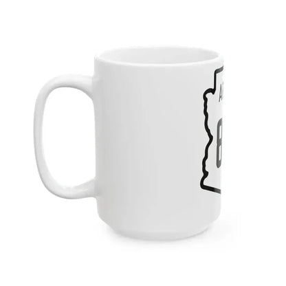 Arizona 84A 1941 (Arizona) (Road Sign) White Coffee Mug - Go Mug Yourself