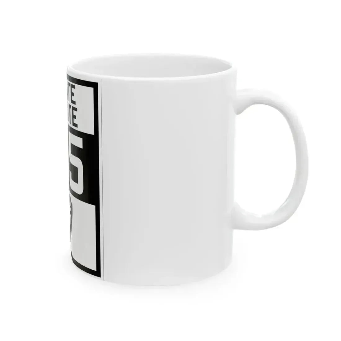 Arizona 85 1927 (Arizona) (Road Sign) White Coffee Mug - Go Mug Yourself