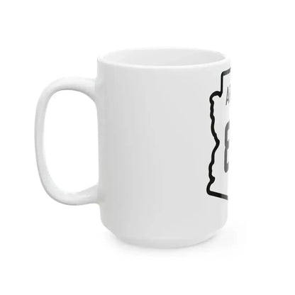 Arizona 85 1941 (Arizona) (Road Sign) White Coffee Mug - Go Mug Yourself