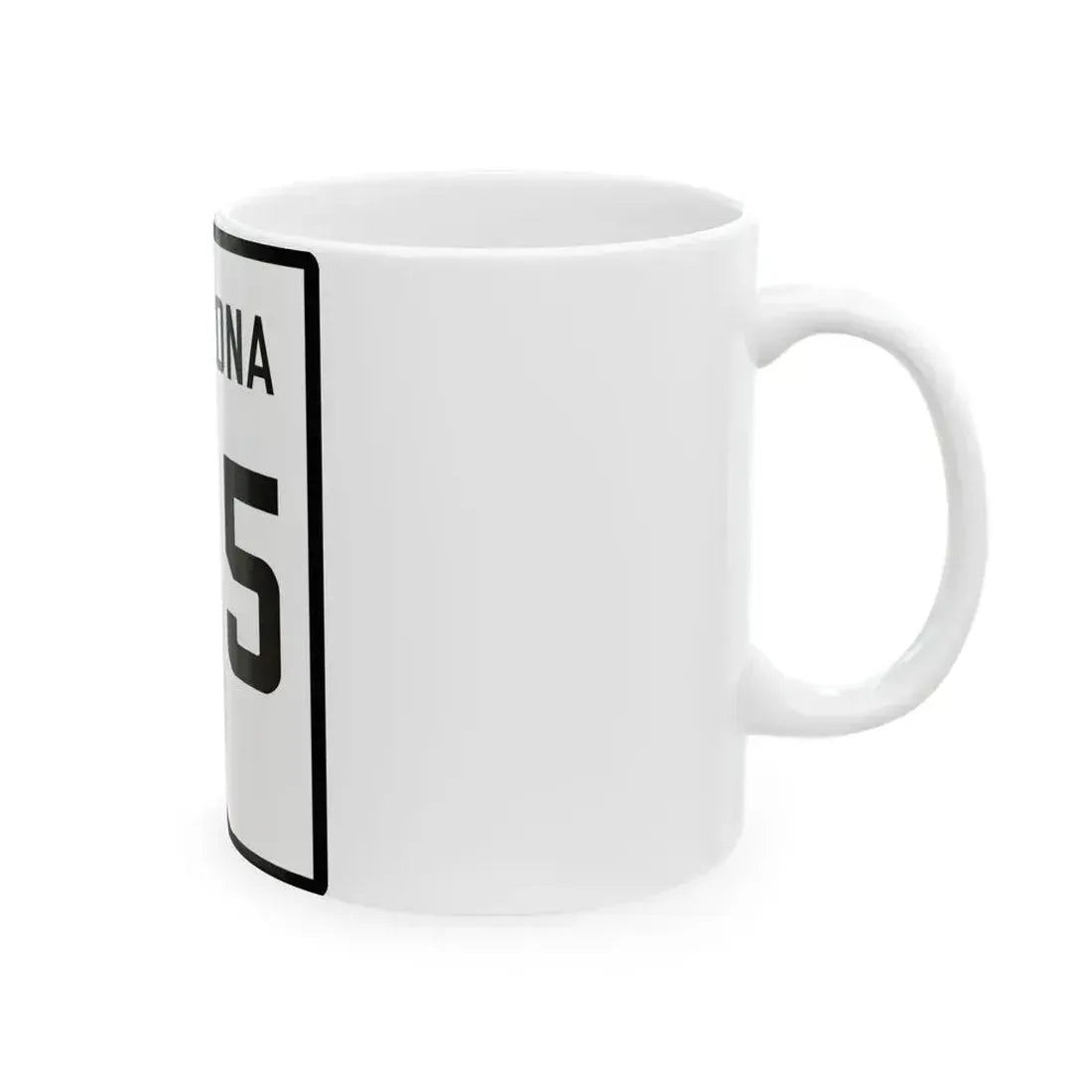 Arizona 85 1941 (Arizona) (Road Sign) White Coffee Mug - Go Mug Yourself