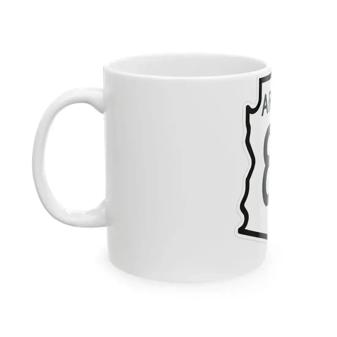 Arizona 85 1956 (Arizona) (Road Sign) White Coffee Mug - Go Mug Yourself