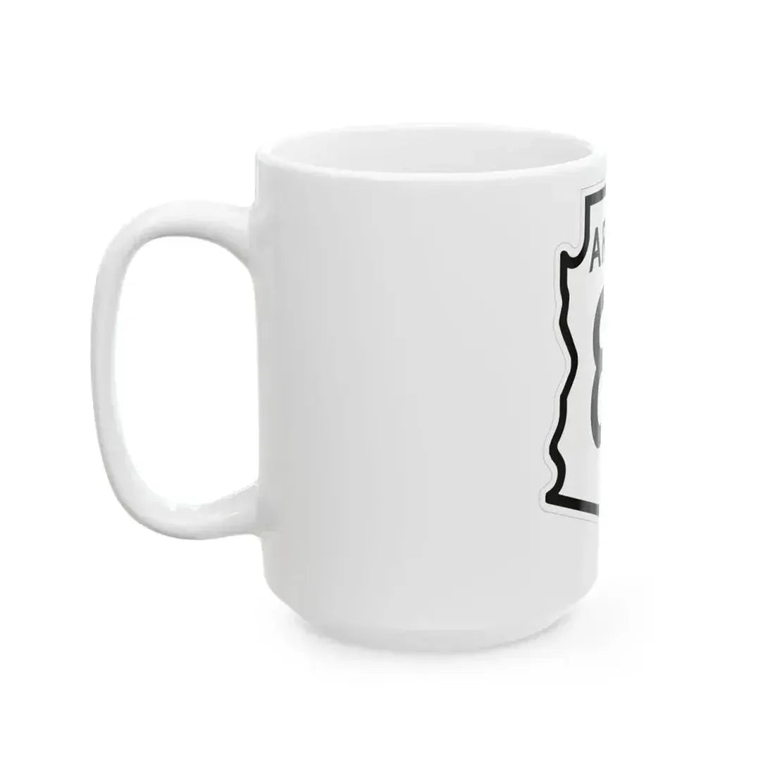 Arizona 85 1956 (Arizona) (Road Sign) White Coffee Mug - Go Mug Yourself
