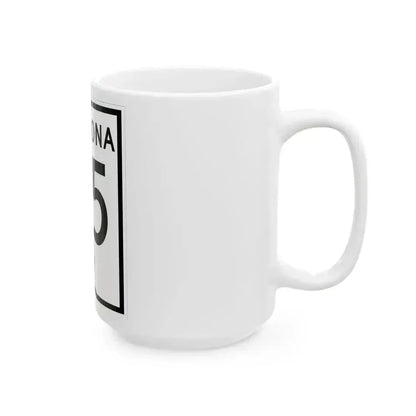 Arizona 85 1956 (Arizona) (Road Sign) White Coffee Mug - Go Mug Yourself